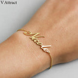 Personalized Old English Name Bracelet for Women Gift