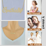 Nameplate Jewelry Personalized Necklace Women Men Gift Charm Collier