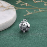 925 Silver Elephant Pendant S925 Solid Thai Silver Pendants for Women Men