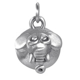 925 Silver Elephant Pendant S925 Solid Thai Silver Pendants for Women Men