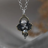 925 Silver Angel Pendant Vintage Thai Silver Jewelry