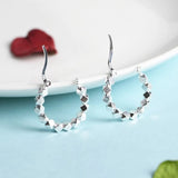 925 Silver Movable Bead Earrings Thai Silver Engagement Vintage Jewelry