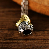 925 Silver Halloween Necklace Vintage Cat Pendant Couple Jewelry