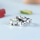925 Silver Hoop Earrings Fish Scale Shaped Ear Ring Party Jewelry