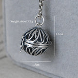 925 Sterling Silver Sachet Pendant Ruyi Necklace Women's Jewelry