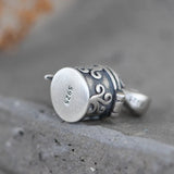 925 Silver Vintage Thai Silver Necklace Pendant Female Gawu Box Pendant