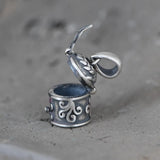 925 Silver Vintage Thai Silver Necklace Pendant Female Gawu Box Pendant
