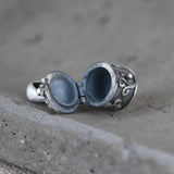 925 Silver Vintage Thai Silver Necklace Pendant Female Gawu Box Pendant