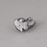 Vintage Cat Necklace 990 Pure Silver Flower Cat Pendant Fine Jewelry