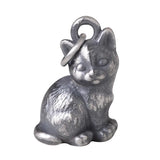 Vintage Cat Necklace 990 Pure Silver Flower Cat Pendant Fine Jewelry