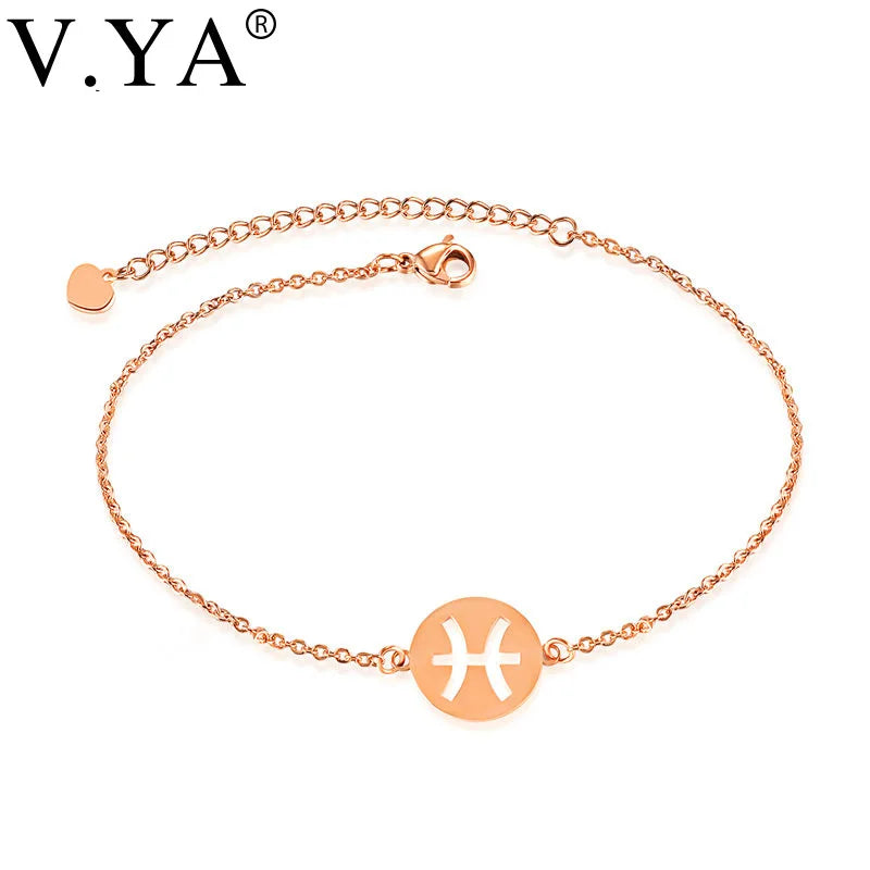 Zodiac Constellations Bracelets for Women - Horoscope Charm Jewelry