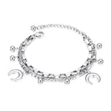Stainless Steel Moon Bracelet Jewelry Accessories Couple Gift