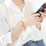 Stainless Steel Moon Bracelet Jewelry Accessories Couple Gift