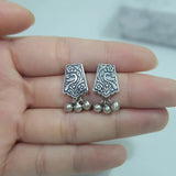 Sterling Silver Phoenix Stud Earrings Unique Design for Women
