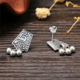Sterling Silver Phoenix Stud Earrings Unique Design for Women