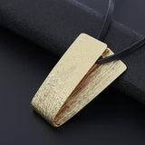 V-shaped Necklace Couple Pendant European American Hip-hop Jewelry