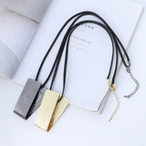 V-shaped Necklace Couple Pendant European American Hip-hop Jewelry