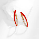 V-shaped Jewelry Summer Hot Selling Earrings for Women 18K