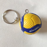 Mini PVC Volleyball Keychain Sport Key Chain Gift Car Ball Key Holder