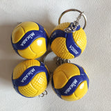 Mini PVC Volleyball Keychain Sport Key Chain Gift Car Ball Key Holder