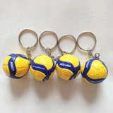 Mini PVC Volleyball Keychain Sport Key Chain Gift Car Ball Key Holder