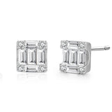 Water Drop Crystal Drop Earrings Women Bridal Wedding Jewelry Gift