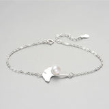 Silver Leather Men's Bracelet Fine Jewelry Lover