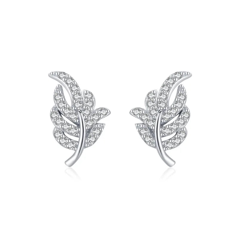 Leaf Hook Earrings Stud Earrings for Women Ear Jewelry