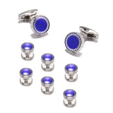 Tuxedo Collar Stud Set Cufflink 8pcs S27