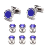 Tuxedo Collar Stud Set Cufflink 8pcs S27