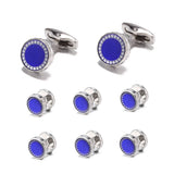Tuxedo Collar Stud Set Cufflink 8pcs S27