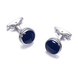 Enamel Gemelos Brass Cufflinks Classic Men Suit Shirt Cuff links