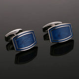 Classic Copper Men's Cuff links French Shirt Button Gemelos Enamel Cufflinks