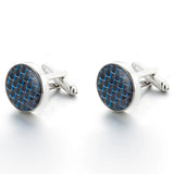 Men's Copper Cufflinks Gemelos Button for Party Wedding Suit