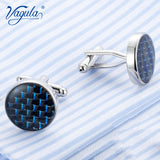Men's Copper Cufflinks Gemelos Button for Party Wedding Suit