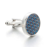 Men's Copper Cufflinks Gemelos Button for Party Wedding Suit
