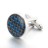 Men's Copper Cufflinks Gemelos Button for Party Wedding Suit