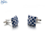Classic Enamel Cufflink Shirt Gemelos Men Jewelry Button Cuff links
