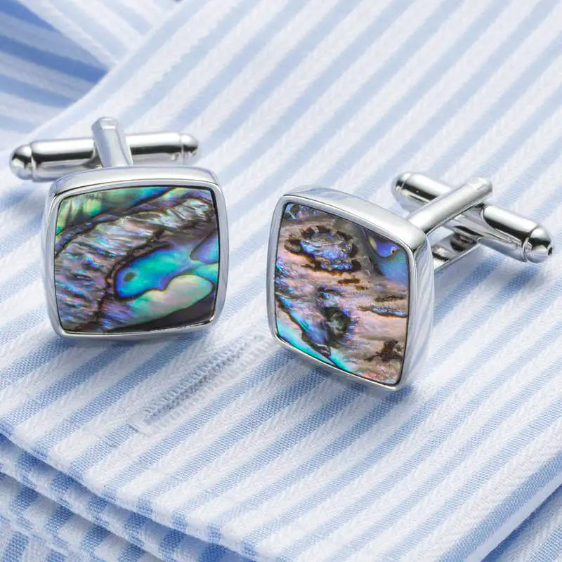 Mother Pearl Cufflinks Party Wedding Suit Shirt Buttons
