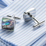 Mother Pearl Cufflinks Party Wedding Suit Shirt Buttons