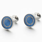 Crystal Zircon Cufflinks Wedding Suit Shirt Gemelos Men Jewelry