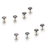 8PCS Tuxedo Collar Stud Sleeve Button Uniform Shirt Cuff links