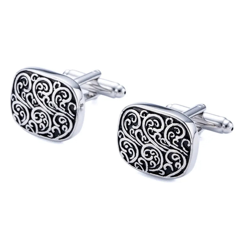 French Shirt Button Enamel Cufflinks Gemelos 10146