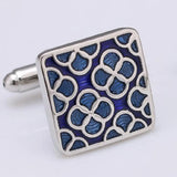Copper Button Enamel Cufflinks Bonito Gemelos 291