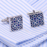 Copper Button Enamel Cufflinks Bonito Gemelos 291