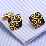 Enamel Flower Cufflinks French Shirt Buttons Top Bonito Gemelos Arrival