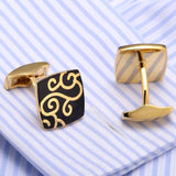 Enamel Flower Cufflinks French Shirt Buttons Top Bonito Gemelos Arrival