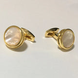 Pearl Gemelos French Shirt Cufflinks 637G