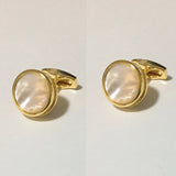 Pearl Gemelos French Shirt Cufflinks 637G