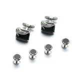 Cufflinks Studs 6PCS Set Gemelos Button Links Tuxedo Collar St